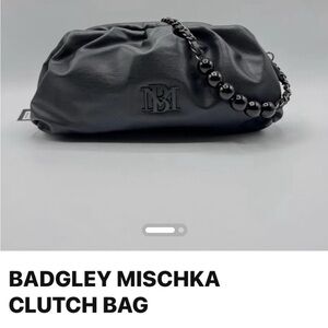 Badgley Mischka Elegant Black Clutch